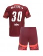 RB Leipzig Benjamin Sesko #30 Auswärts Trikotsatz für Kinder 2024-25 Kurzarm (+ Kurze Hosen)